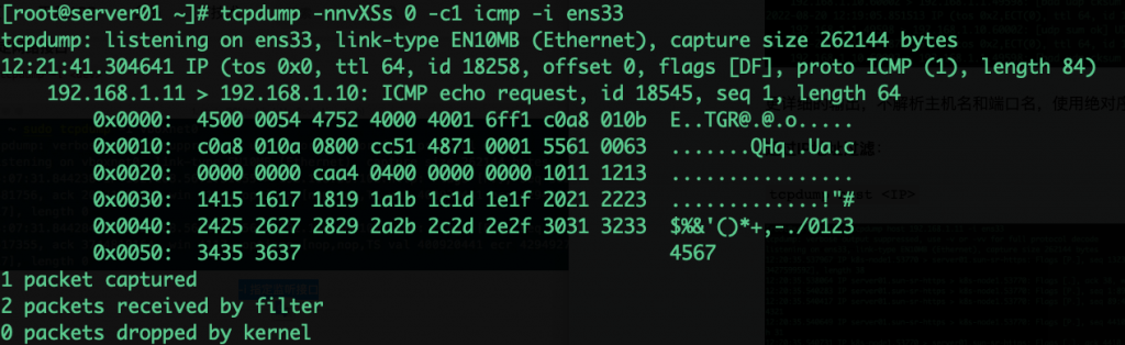 Tcpdump使用