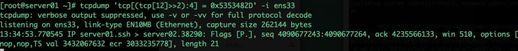 Tcpdump使用