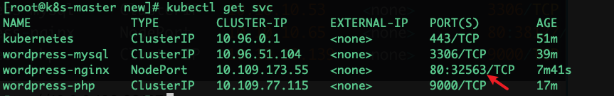 Kubernetes基于LNMP搭建wordpress