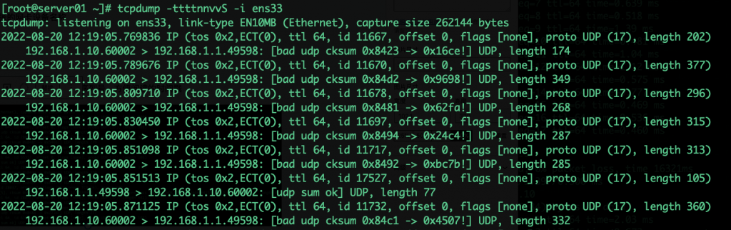 Tcpdump使用