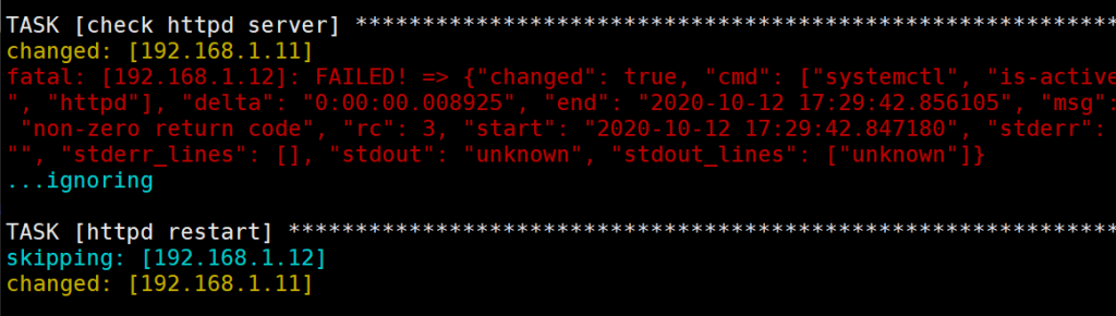 4、ansible语法（条件判断 when、循环语句with_items（loop）、block语句、触发器 handlers、tag 标签、include、错误忽略、错误处理、jinjia2）