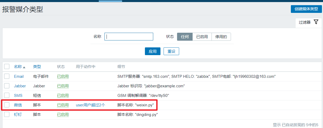 2-zabbix详细配置