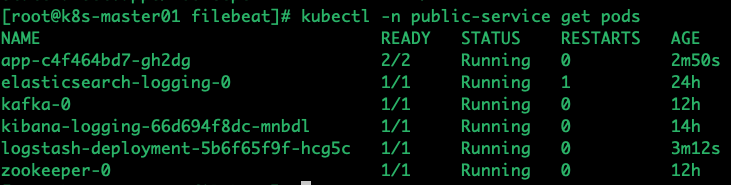02-基于Kubernetes集群构建Filebeat+Zookeeper+Logstash+ElasticSearch+Kibana架构