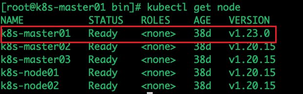二进制搭建kubernetes升级版本