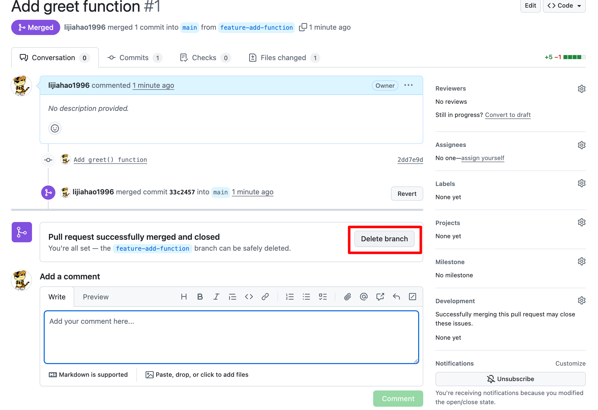 01-GitHub 构建项目流程