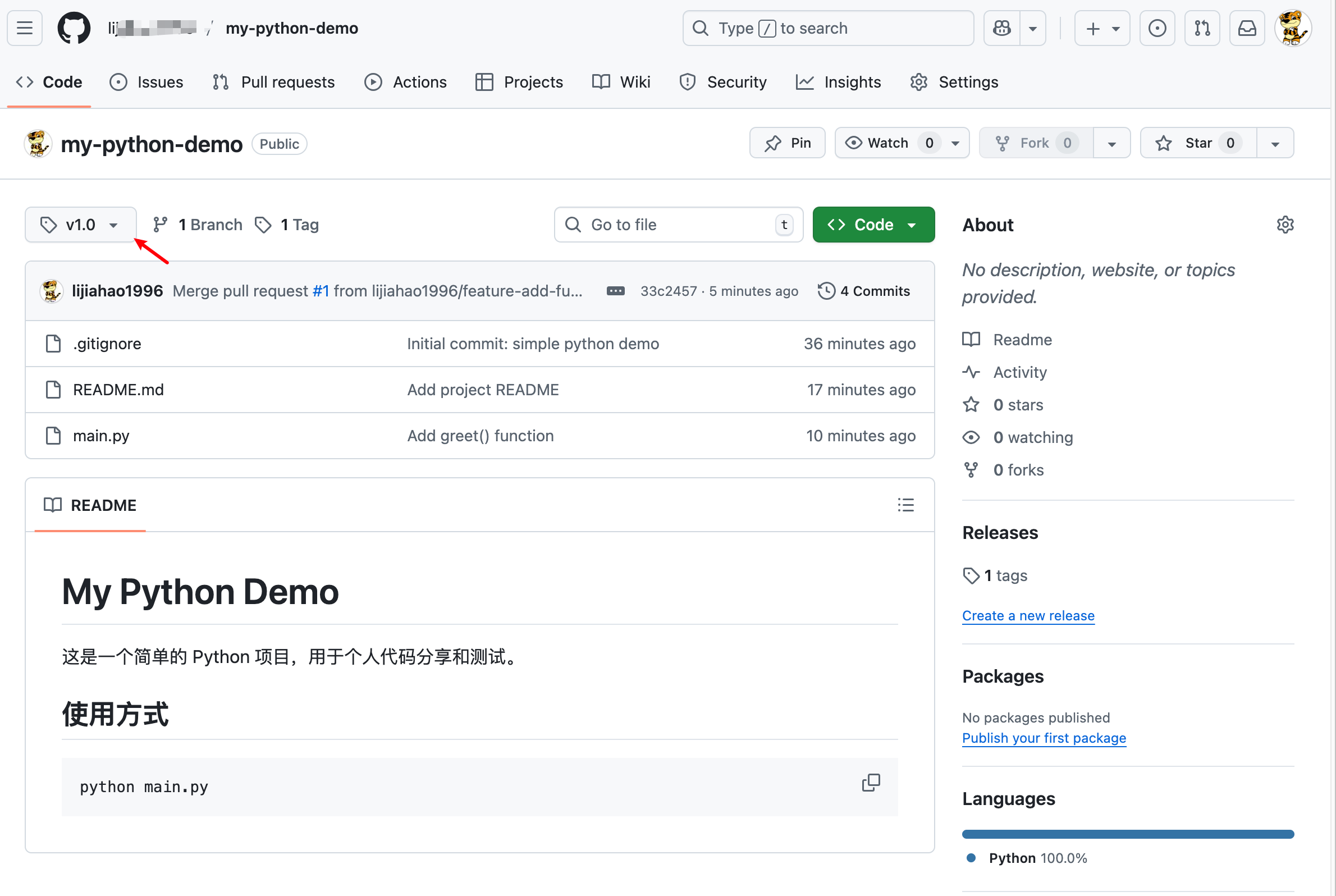 01-GitHub 构建项目流程